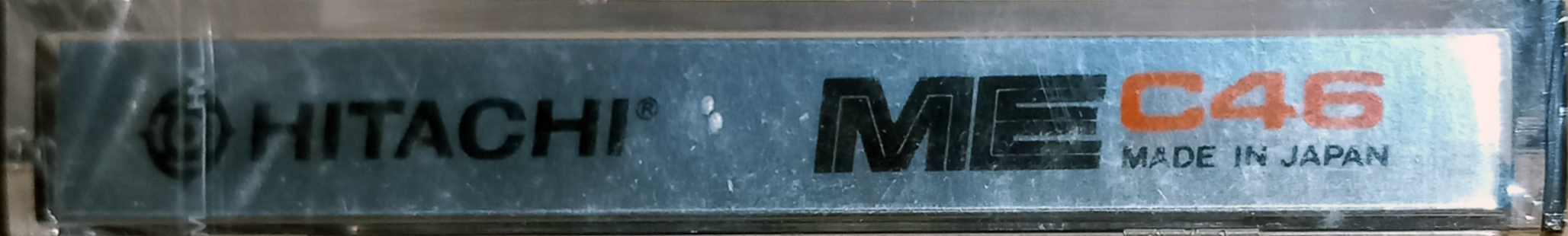 Compact Cassette Hitachi ME 46 Type IV Metal 1979 North America