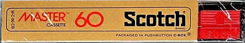 Compact Cassette Scotch Master 60 Type I Normal 1977 USA