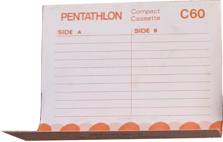 Compact Cassette Pentathlon 60 Type I Normal Hong Kong