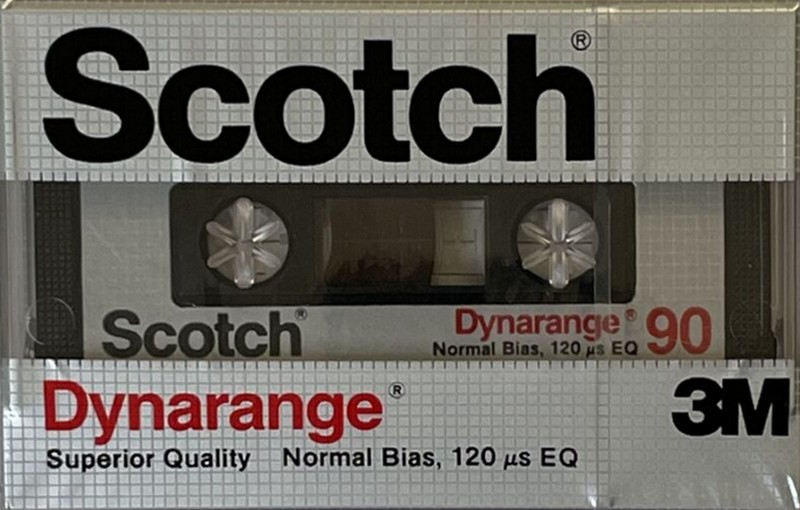 Compact Cassette Scotch Dynarange 90 Type I Normal 1982 USA