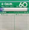 Compact Cassette Galin GA 60 Type I Normal 1990 China