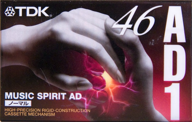Compact Cassette TDK AD1 46 "AD1-46S" Type I Normal 1997 Japan