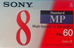 Video8, Hi8, Digital8 Sony MP 60 "Video8 P5-60MP" Type IV Metal 1996 Europe