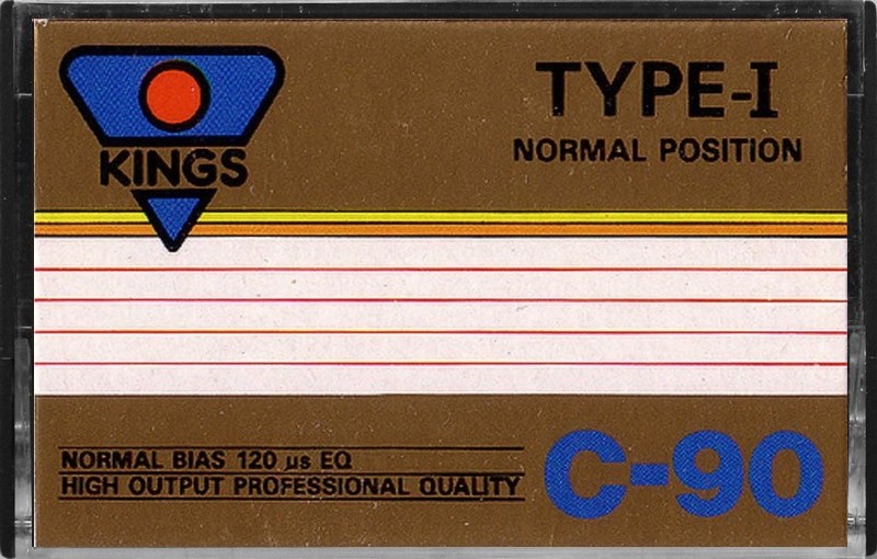 Compact Cassette Kings Type I Normal 1981 Hong Kong