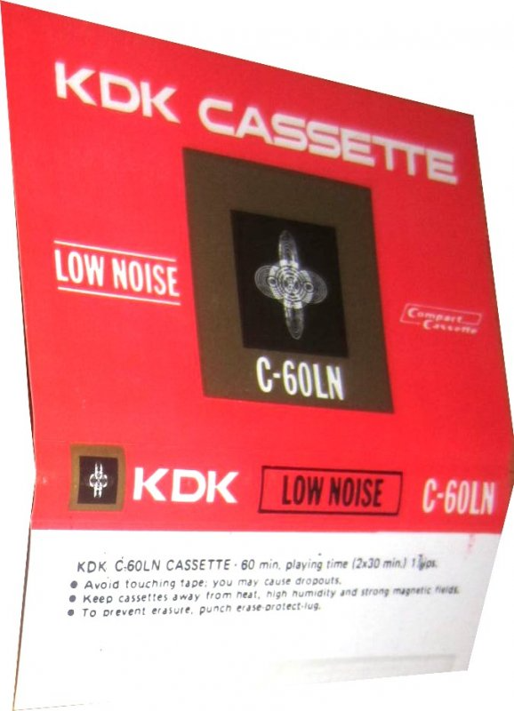 Compact Cassette:  KDK -  60