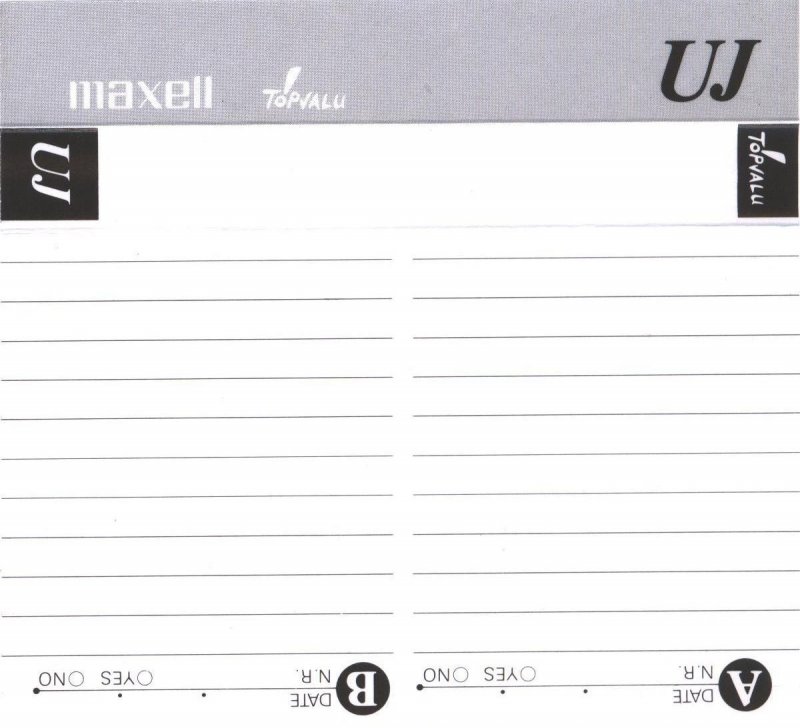 Compact Cassette: Maxell / Hitachi Maxell - UJ 10