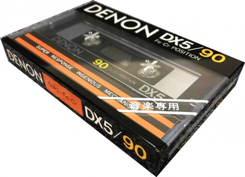 Compact Cassette Denon DX5 90 Type III Ferro Chrome 1981 Japan