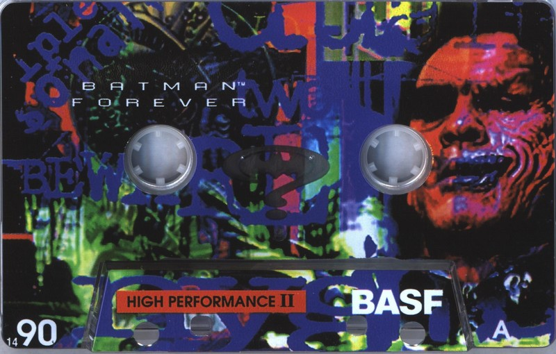 Compact Cassette BASF High Performance II 90 "Batman Forever Edition I" Type II Chrome 1995 Europe