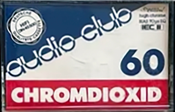 Compact Cassette Audio Club 60 Type II Chrome Germany