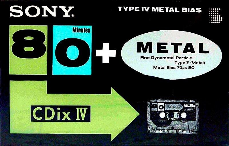 Compact Cassette: Sony  - CDix IV 80