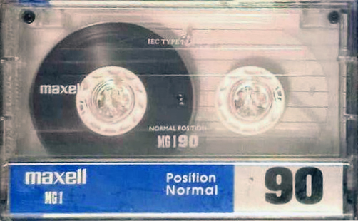 Compact Cassette Maxell MG 90 "MG I" Type I Normal 1996 Europe