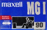 Compact Cassette Maxell MG 90 "MG I" Type I Normal 1996 Europe