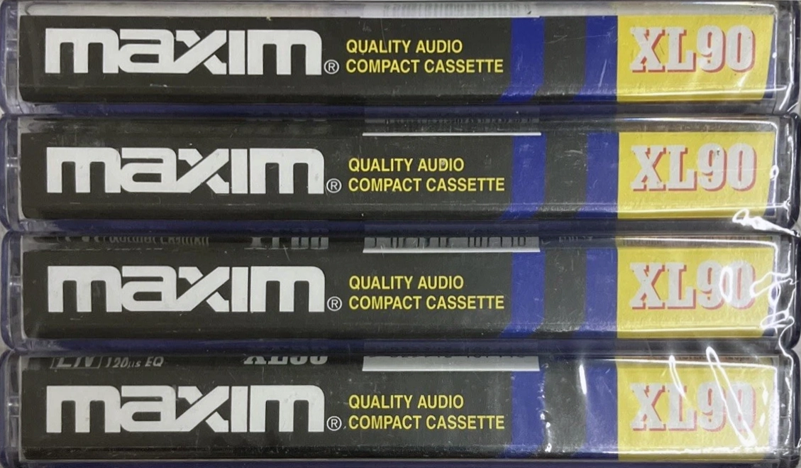 4 pack Maxim XL 90 Type I Normal 1986 UK
