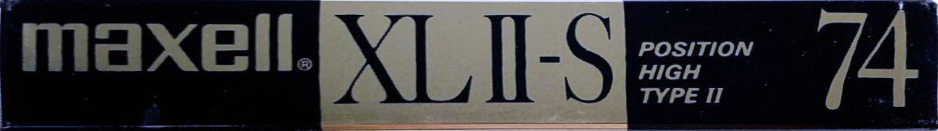 Compact Cassette Maxell XLII-S 74 Type II Chrome 1988 Japan