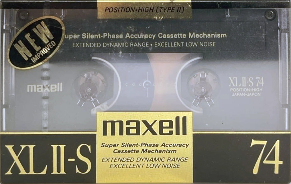 Compact Cassette Maxell XLII-S 74 Type II Chrome 1988 Japan