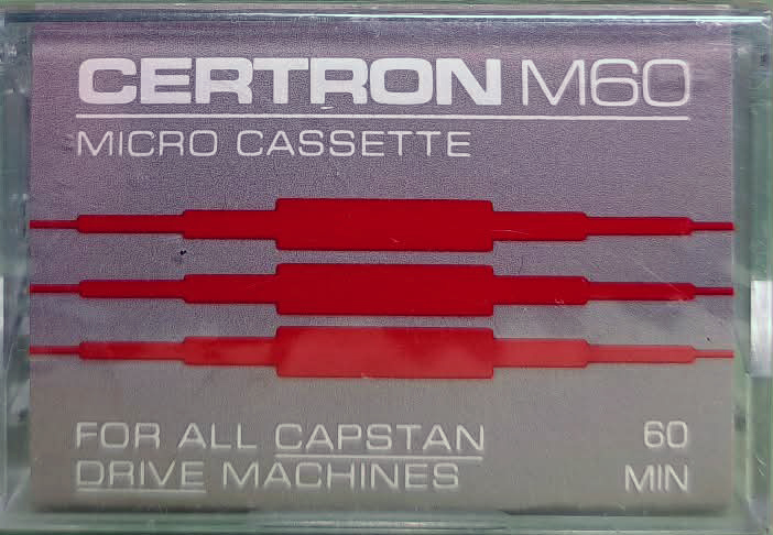Microcassette Certron 60 Type I Normal 1980 USA