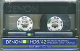 2 pack Denon HD6 42 Type II Chrome 1985 Japan