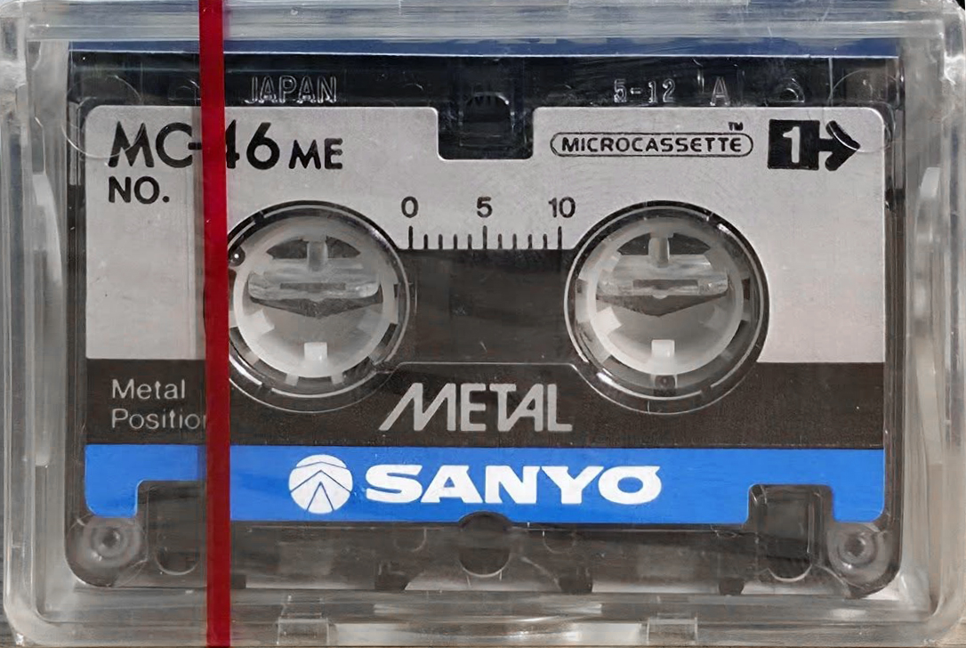 Microcassette Sanyo 46 Type IV Metal Japan