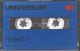 Compact Cassette Universum 60 Type I Normal 1983 Europe
