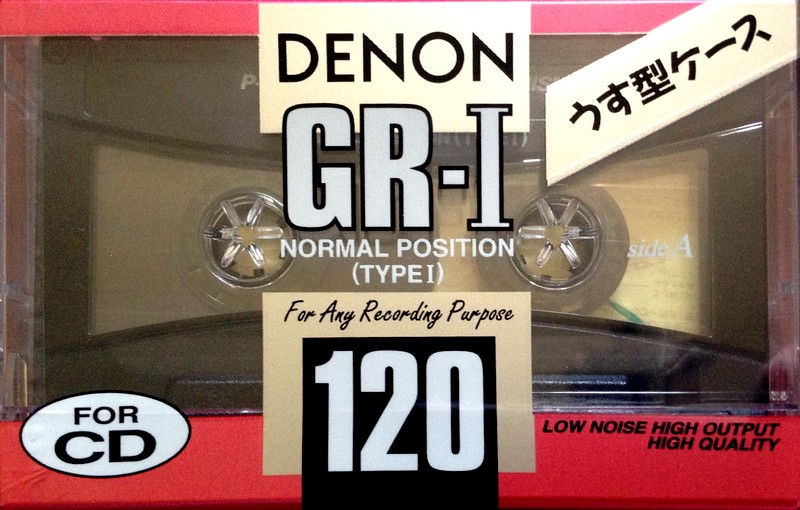 Compact Cassette Denon GR-I 120 "GR-1 120" Type I Normal 1992 Japan
