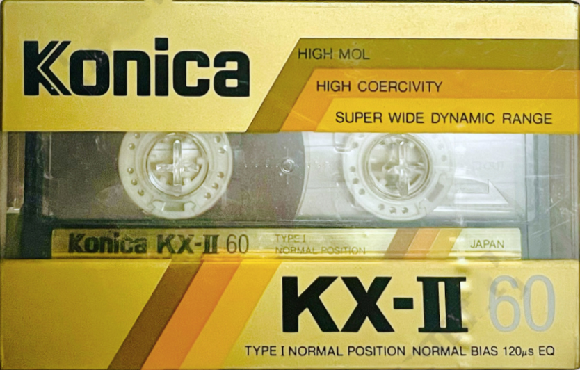 Compact Cassette Konica KX-II 60 Type I Normal 1987 Europe