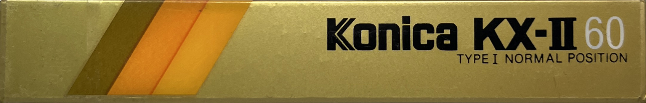 Compact Cassette Konica KX-II 60 Type I Normal 1987 Europe