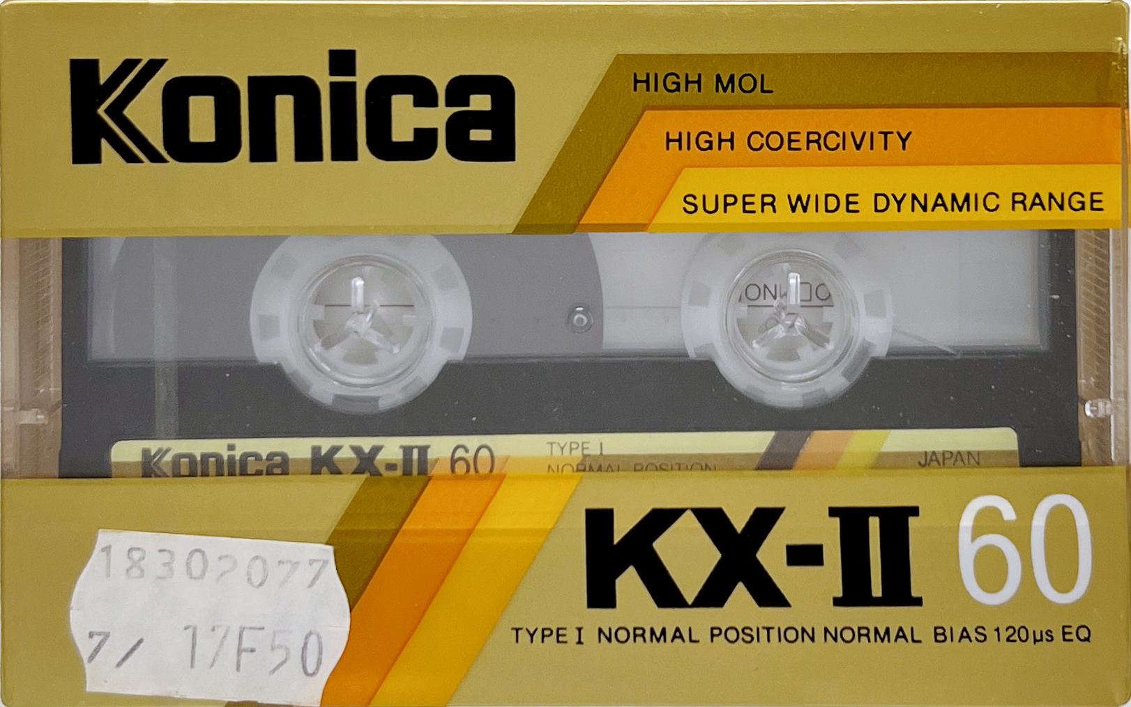 Compact Cassette Konica KX-II 60 Type I Normal 1987 Europe