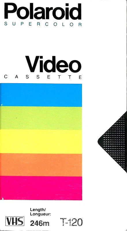 VHS, Video Home System Polaroid 120 Type I Normal North America