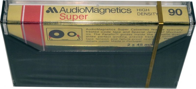 Compact Cassette Audio Magnetics Super 90 Type I Normal 1977 Europe