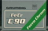 Compact Cassette Grundig 90 Type III Ferro Chrome 1981 Europe