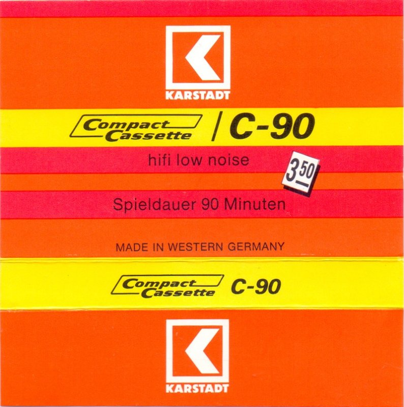 Compact Cassette: Unknown Karstadt -  90