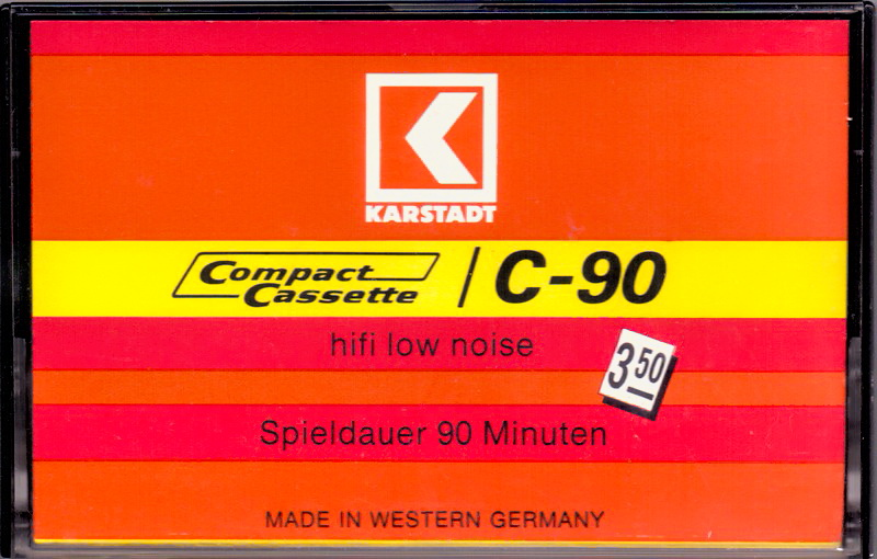 Compact Cassette: Unknown Karstadt -  90