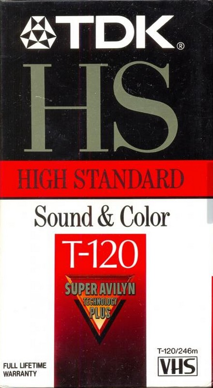 VHS, Video Home System: TDK  - HS 120