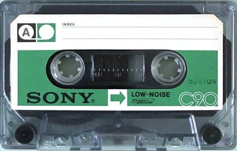 Compact Cassette Sony 90+2 "High Fidelity" Type I Normal 1974 USA