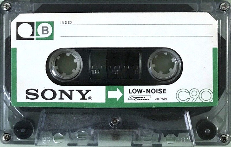 Compact Cassette Sony 90+2 "High Fidelity" Type I Normal 1974 USA