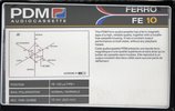 Compact Cassette PDM FE 10 Type I Normal 1988 Europe