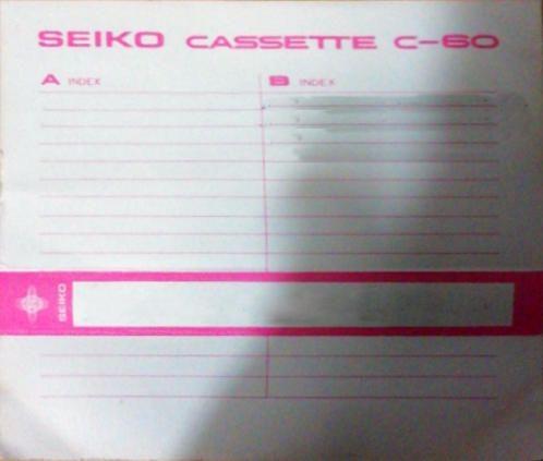 Compact Cassette Seiko 60 Type I Normal Hong Kong