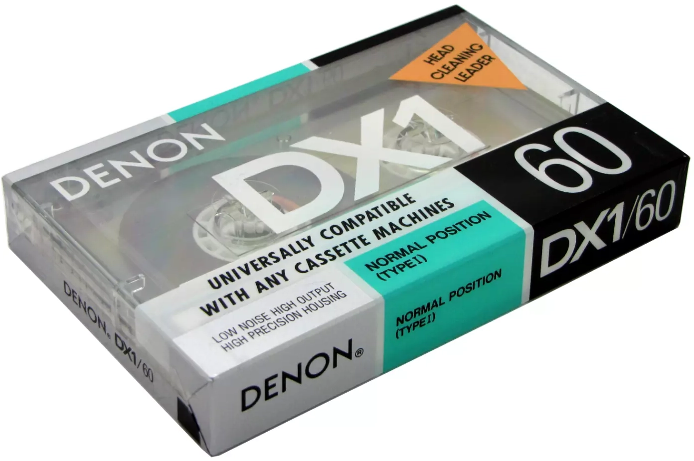 Compact Cassette Denon DX1 60 Type I Normal 1992 North America