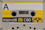 Compact Cassette Maxell AV 60 Type I Normal 1985 USA