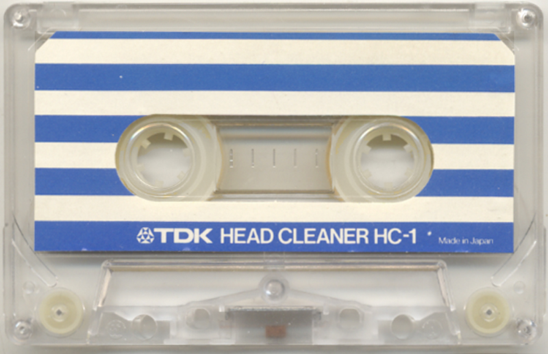 Compact Cassette TDK "HC-1" Cleaning Cassette Europe, USA