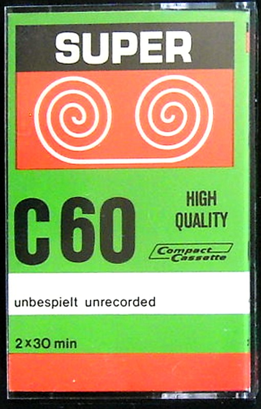 Compact Cassette: Unknown Super -  60