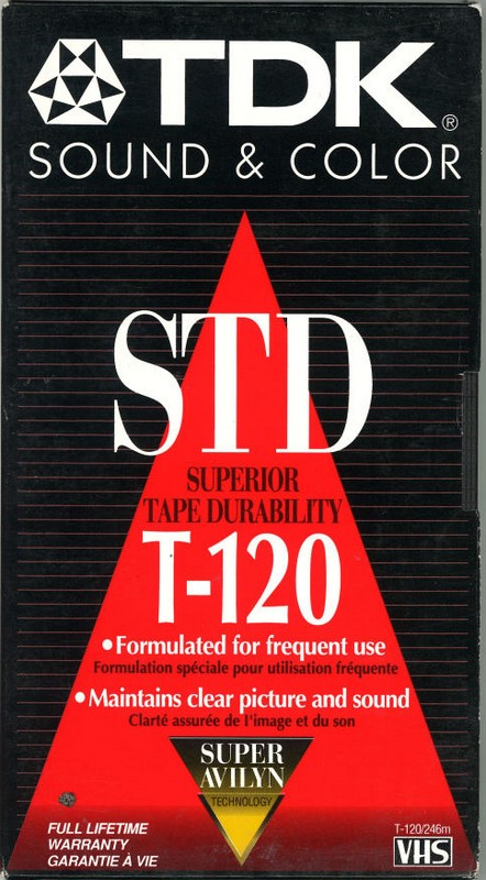 VHS, Video Home System: TDK  - STD 120