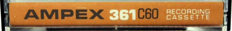 Compact Cassette Ampex 361 120 Type I Normal 1969 USA