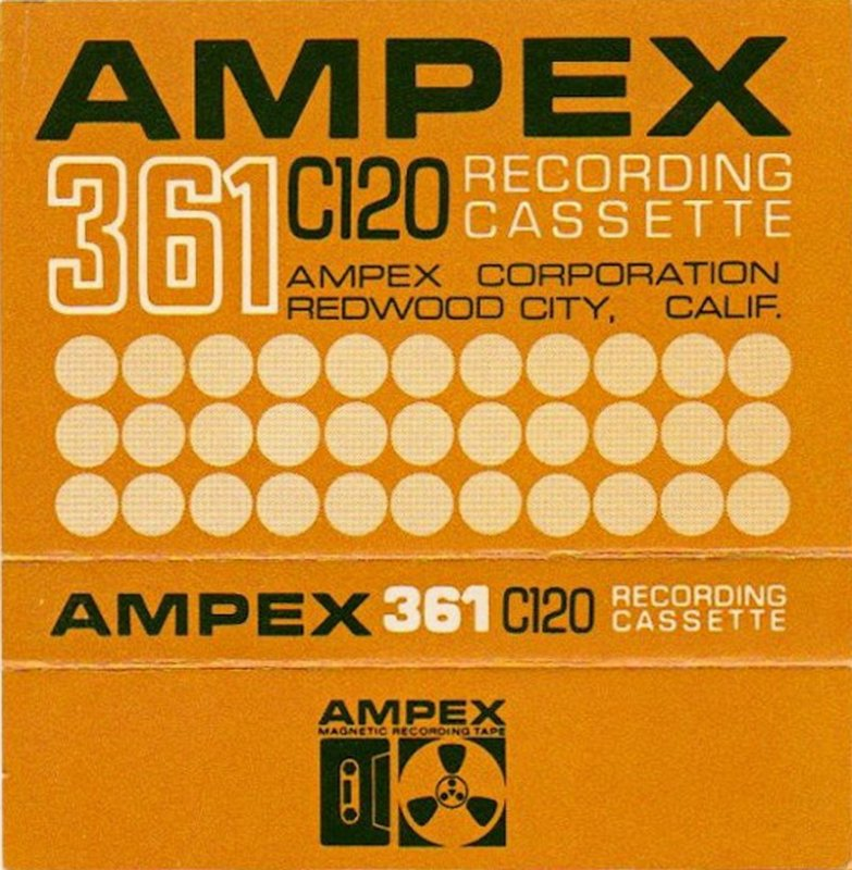 Compact Cassette:  Ampex - 361 120