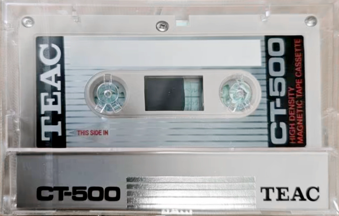 Compact Cassette Teac CT "CT-500H" Computer Cassette 1981 Worldwide