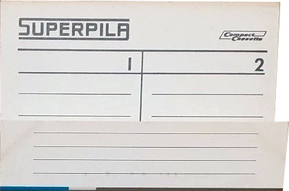 Compact Cassette Superpila 90 Type I Normal Italy