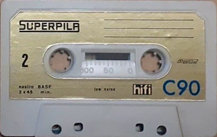 Compact Cassette Superpila 90 Type I Normal Italy