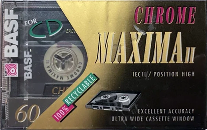 2 pack BASF Chrome Maxima II 60 Type II Chrome 1993 Europe