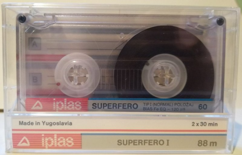 Compact Cassette Iplas 60 Type I Normal 1990 Yugoslavia