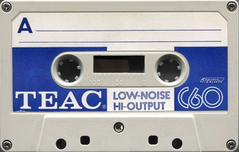 Compact Cassette Teac 60 Type I Normal 1977 Japan